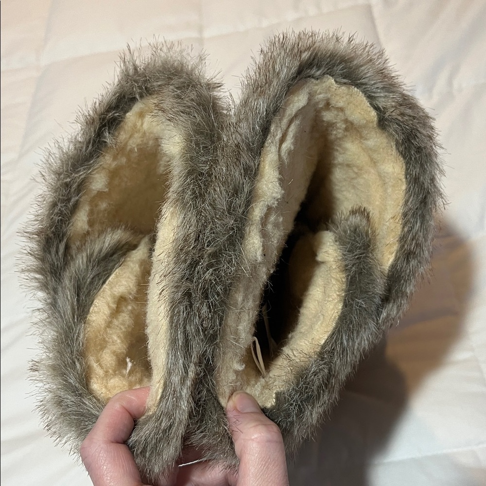 Bearpaw Fur Suede Boots - Picture 6 of 8